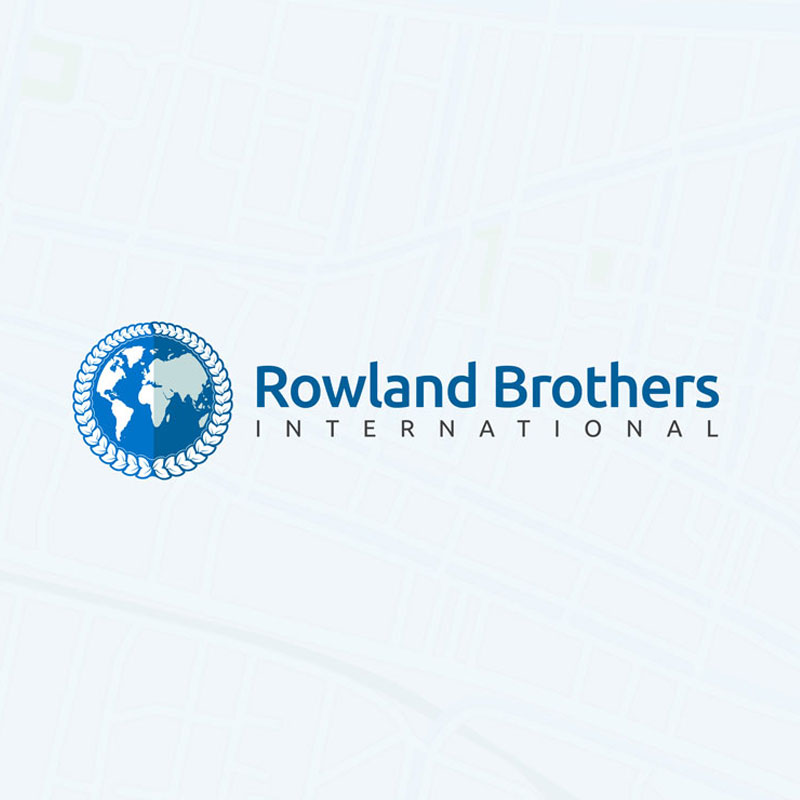 Image of the Rowland Brothers International logo Branding by Tweak Digital Marketing Branding Services