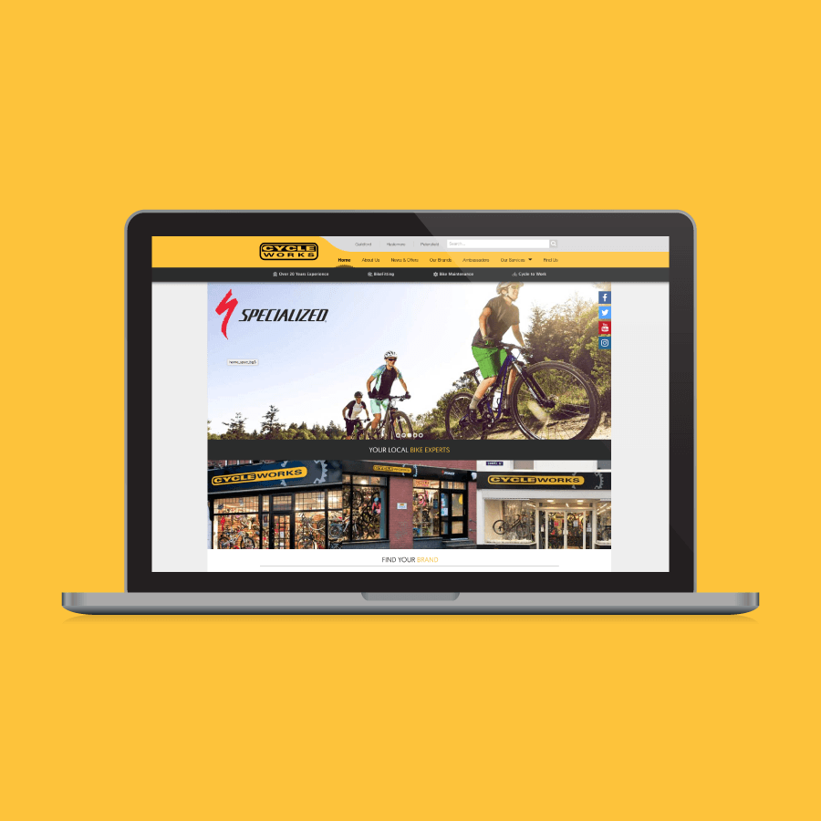 Cycle Works Website design case study