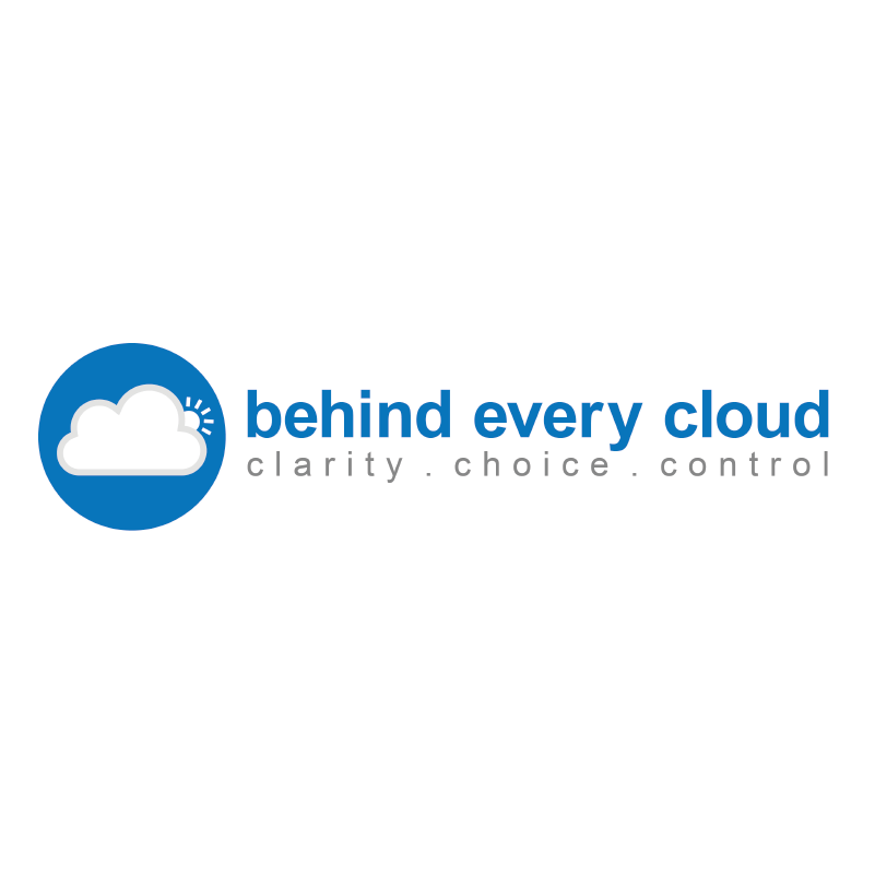 Behind Every Cloud blue logo